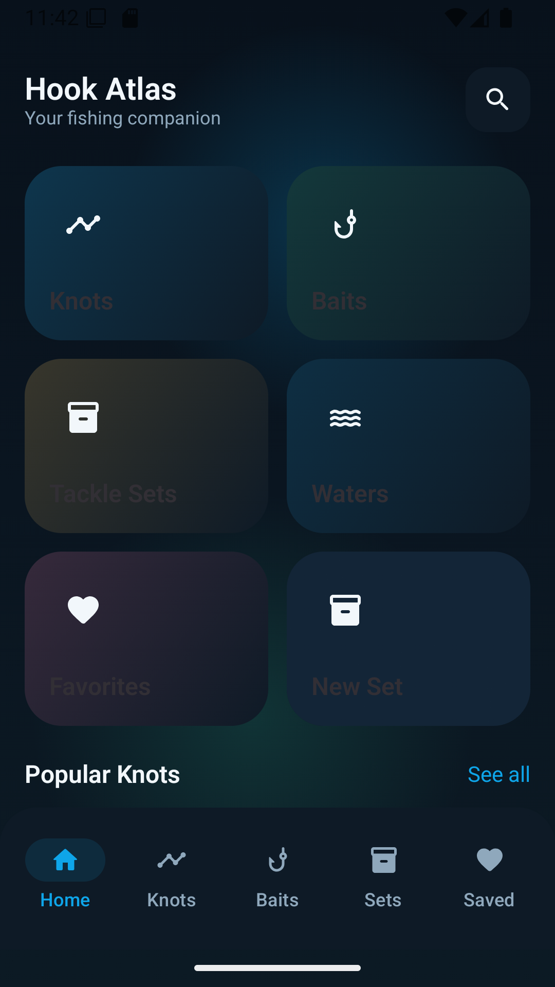 Hook Atlas home screen
