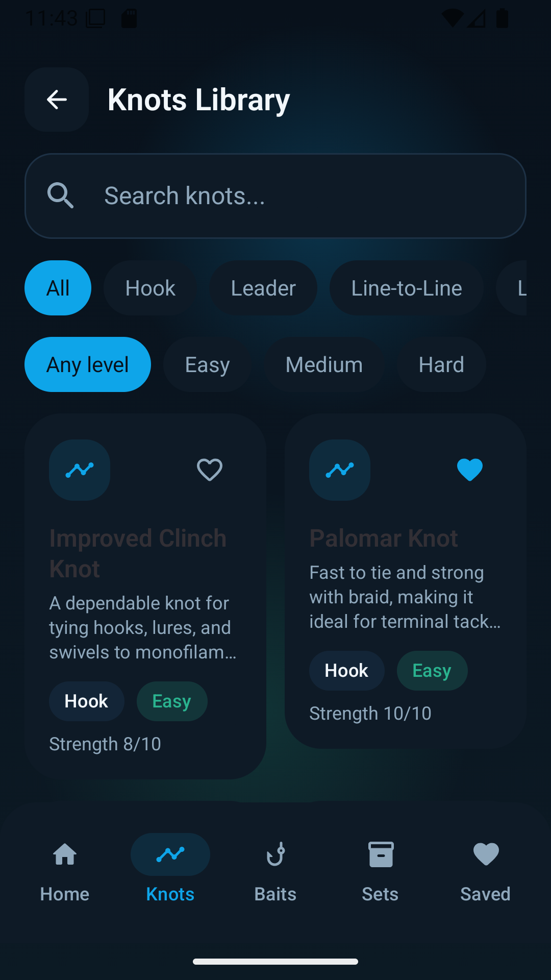 Hook Atlas knots screen